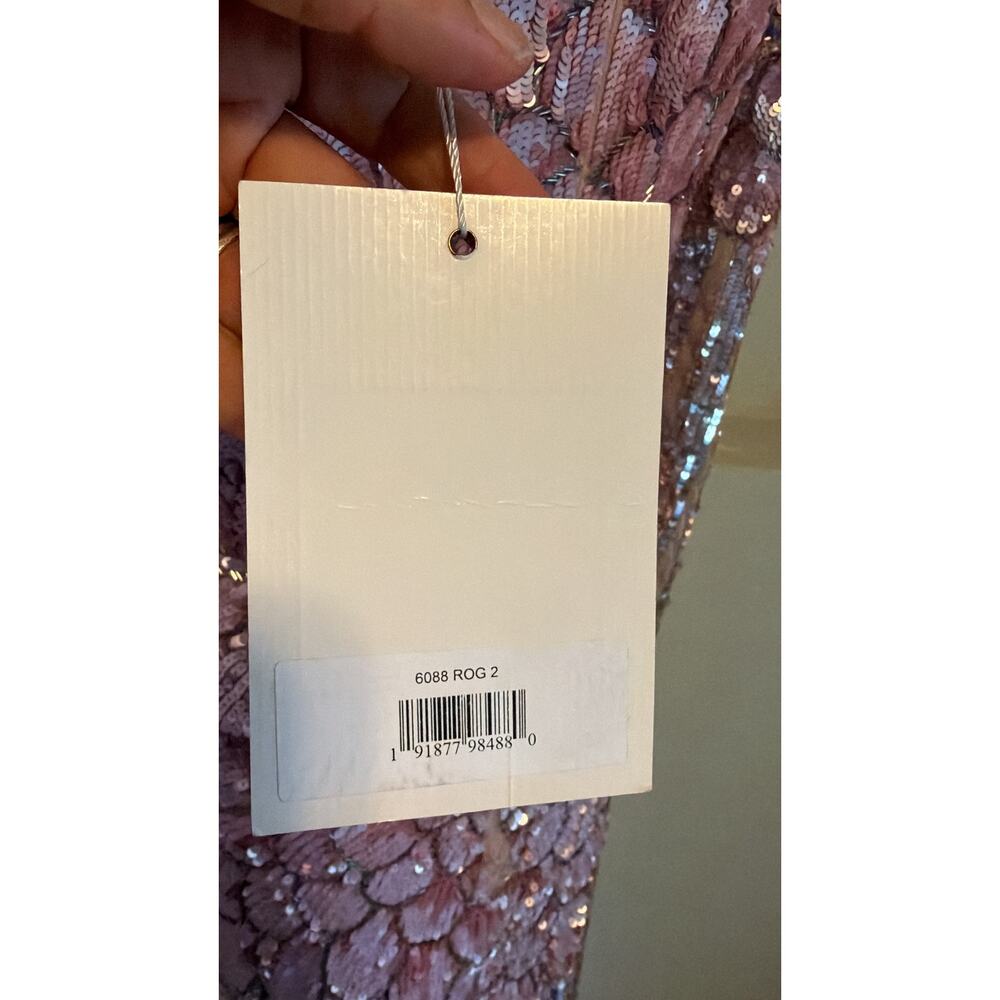 Mac Duggal - Sequined Long Dress - Picture 11 of 11